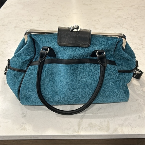 Waverly Baby by Trend Lab - Stetson Lagoon Framed Diaper Bag NWOT - Picture 12 of 16